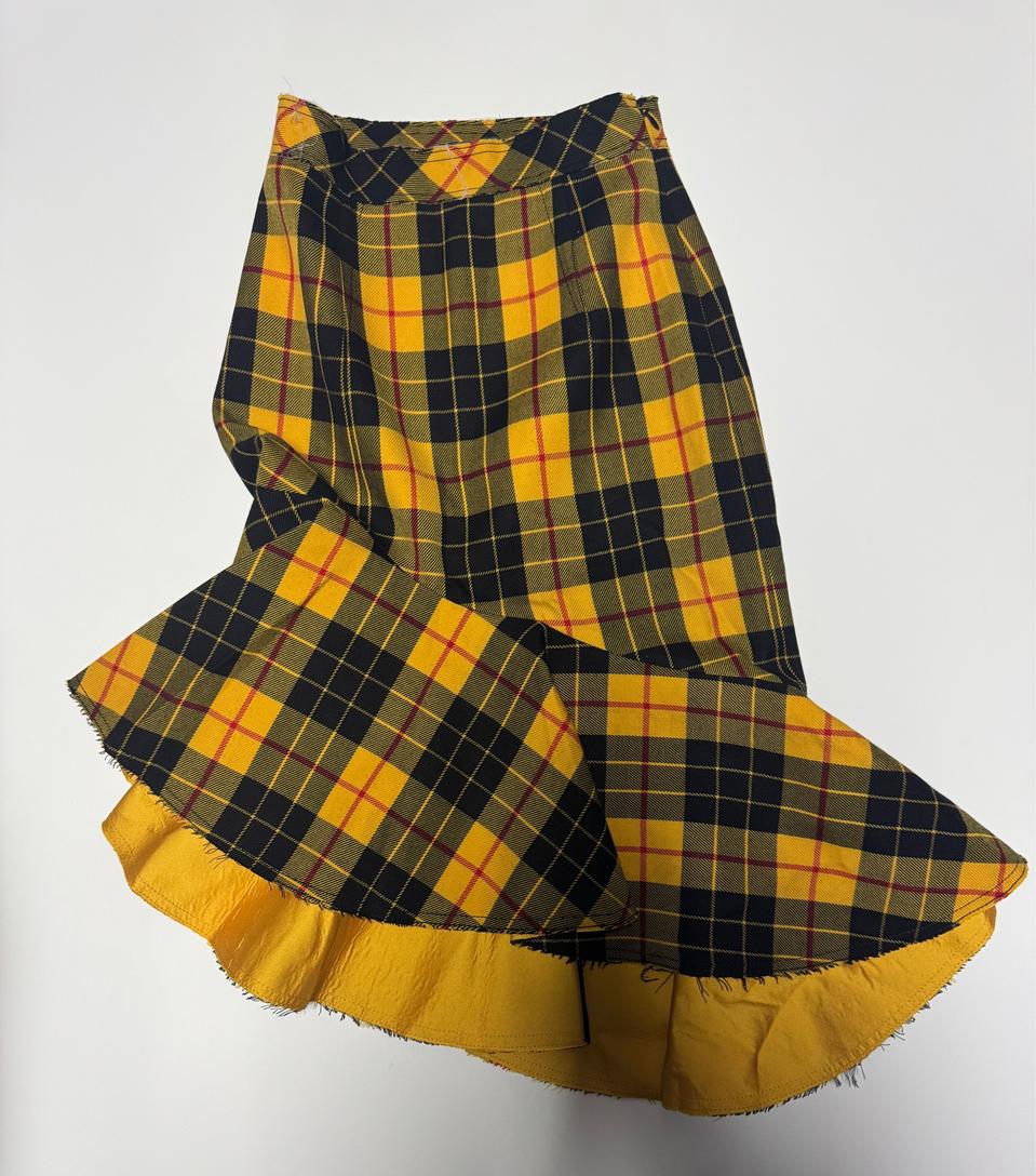 정품 여성 럭키슈에뜨 언발란스 머메이드 스커트 25.1인치