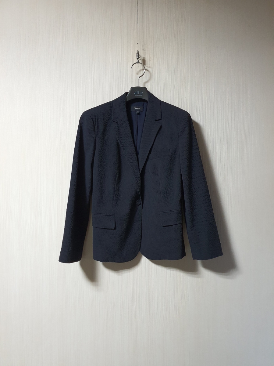 띠어리 theory 시어서커 테일러드 자켓 4 사이즈 정품 