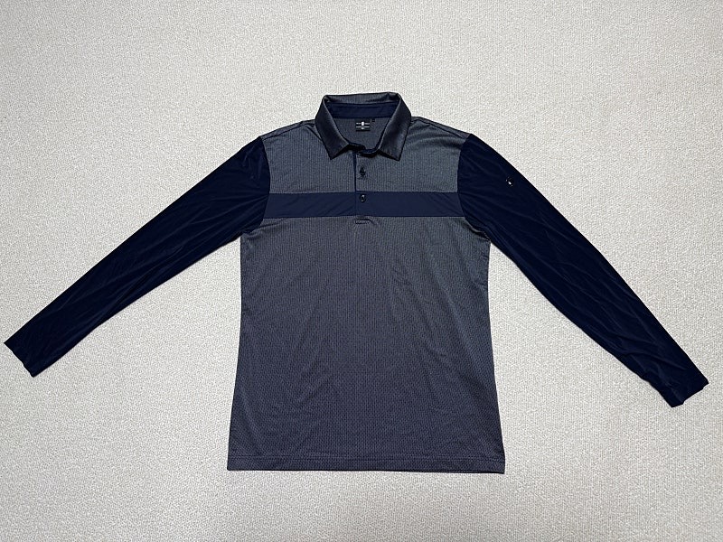 와일드앵글 냉감 긴팔 골프티셔츠 남성용 100사이즈