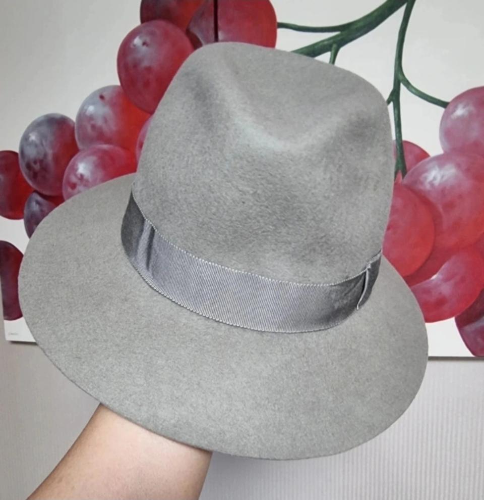 카시라 CA4LA 고급 양모 펠터 페도라 55~57cm 남여공용 모자