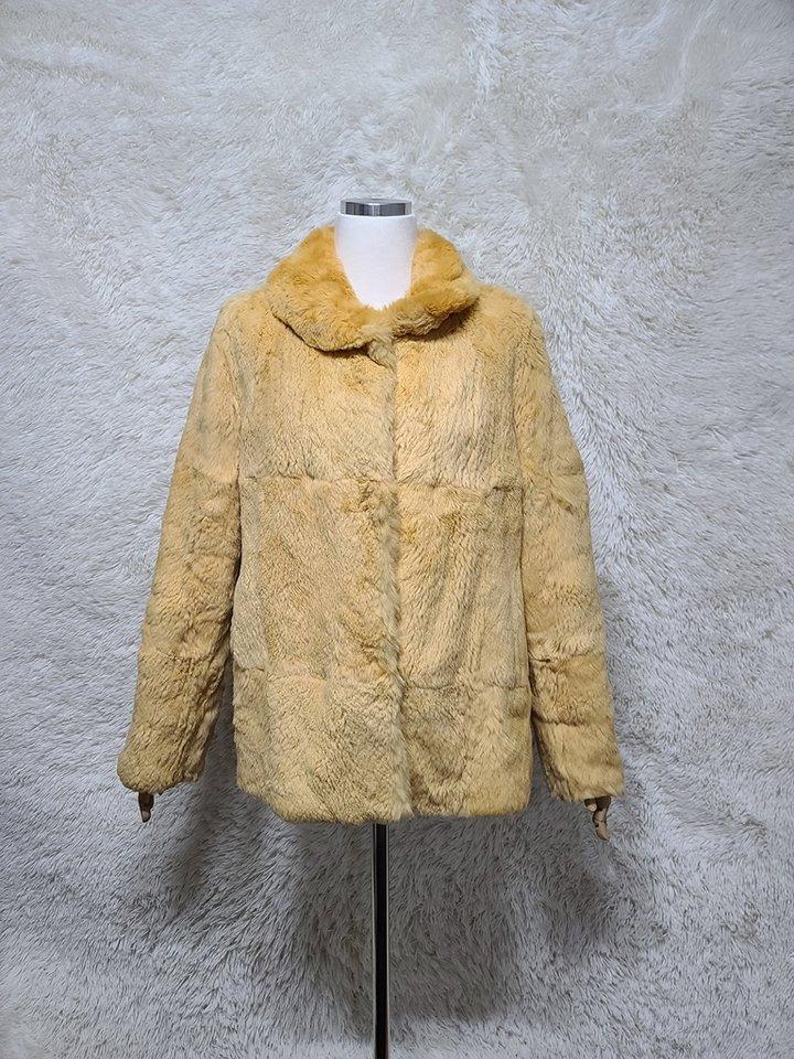 재우컬렉션 정품 토끼털100 여자 겨울용 여성 퍼자켓88-98