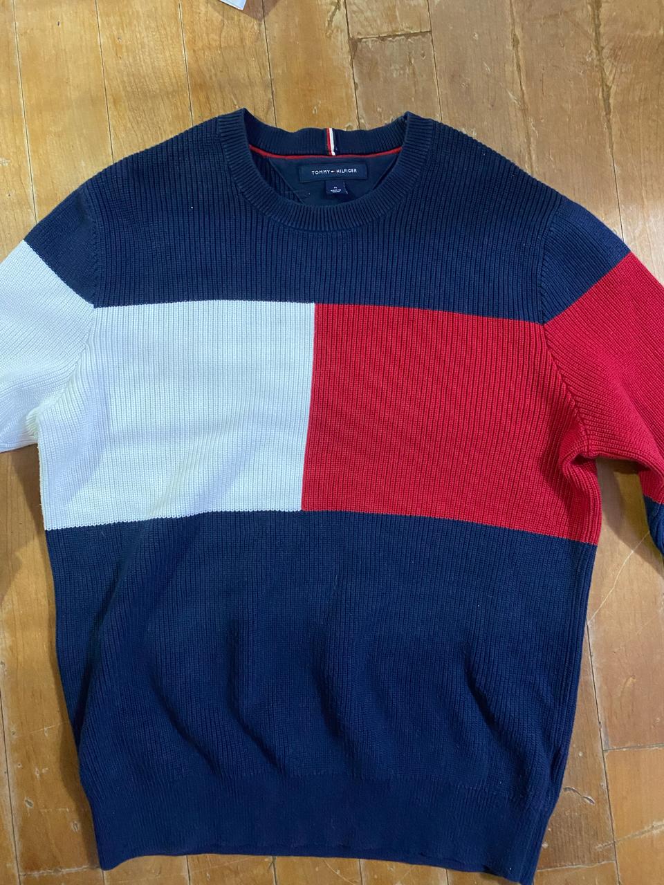 타미힐피거 컬러블록 니트 M (100)