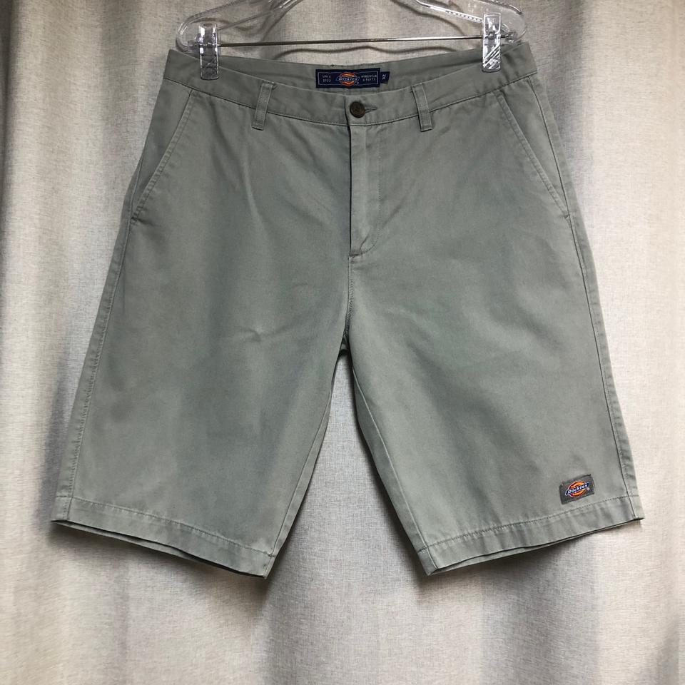 디키즈 라이트 그레이 치노 반바지 W32
