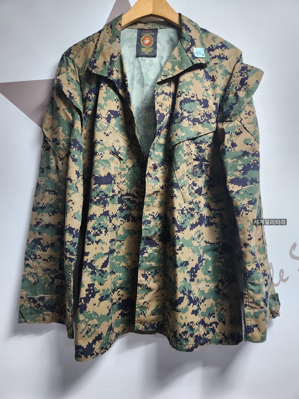 미해병대 오리지날 우드마펫 전투복 상의 100 