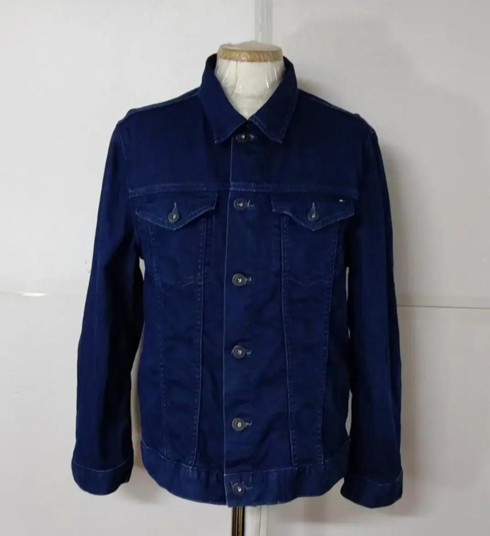 95)타미힐피거 스판 청 데님자켓