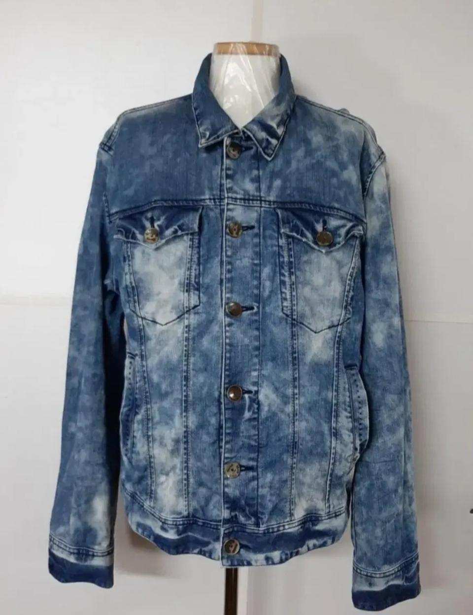 105)빈폴 워싱 스판 청 데님 자켓