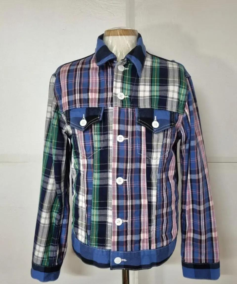 95)리바이스마드라스 체크트레커자켓