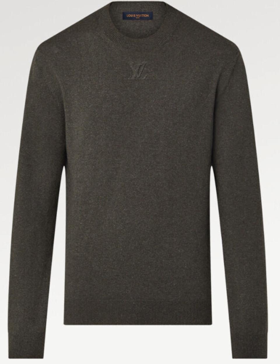 루이비통 남성 캐시미어 니트 L 백화점판