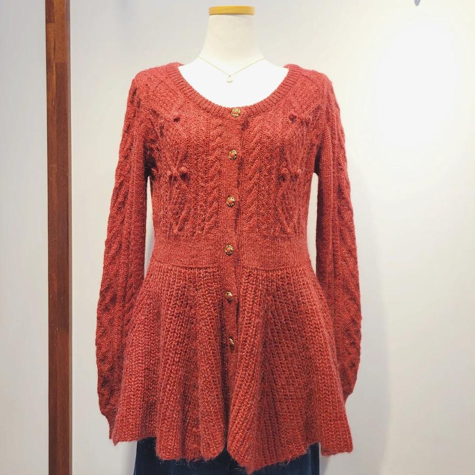 (일본빈티지) 아란니트 여성 가디건