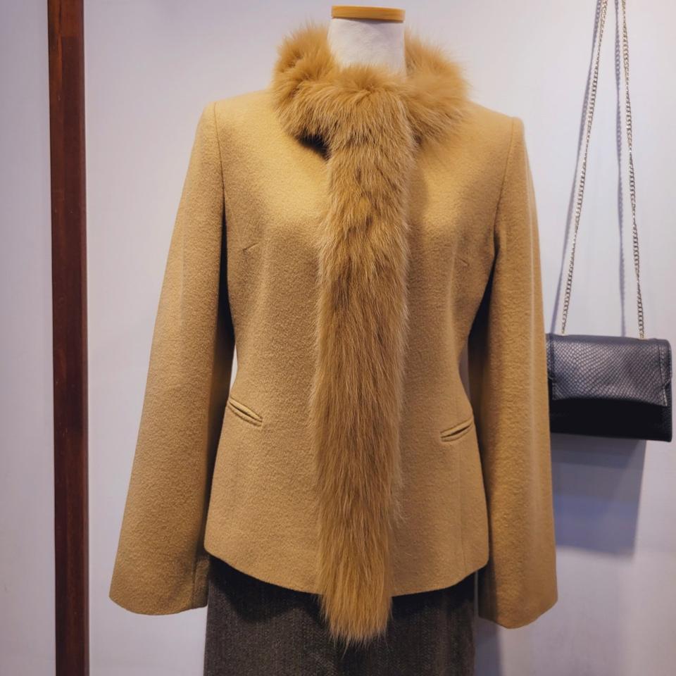 엠씨 emcee 폭스트리밍 울 자켓