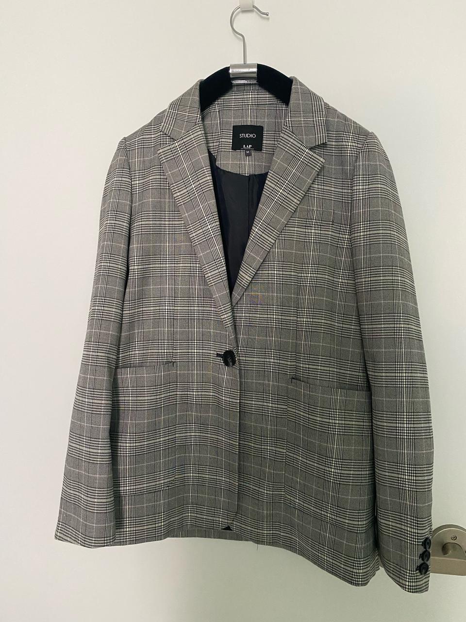 스튜디오 랩 체크자켓