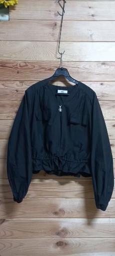 CC collect  벌룬 소매 크롭 자켓