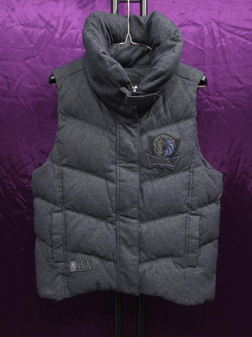 NBA 여성 매버릭스 덕다운 패딩 조끼 XS(S)