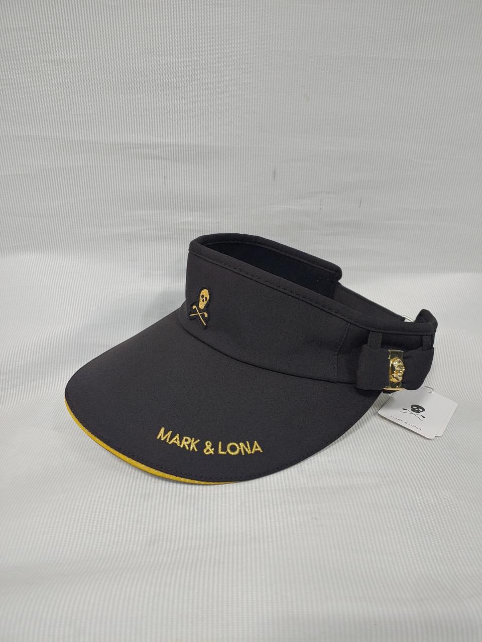새상품 마크앤로나 블랙 썬캡 골프 모자