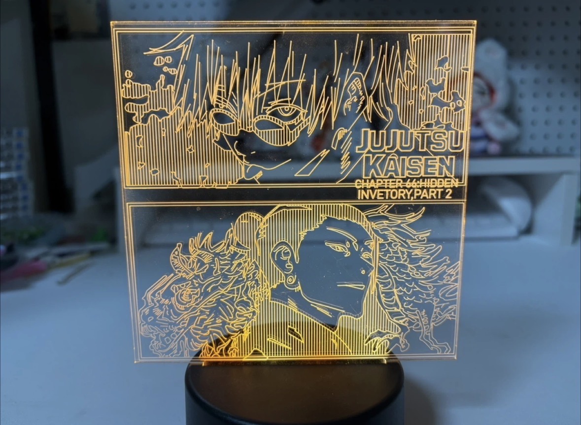 주술회전 아크릴 무드등(비공굿) 팝니다