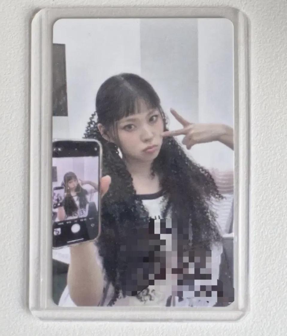 엔믹스 규진 친필 싸인 포카팝니다