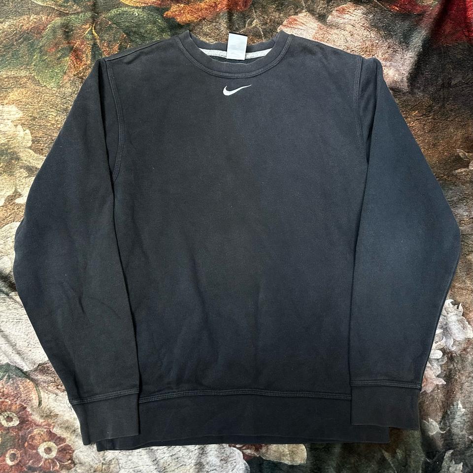 나이키 빈티지 스우시 센터로고 차콜그레이맨투맨 100 미드스우시 스웻셔츠