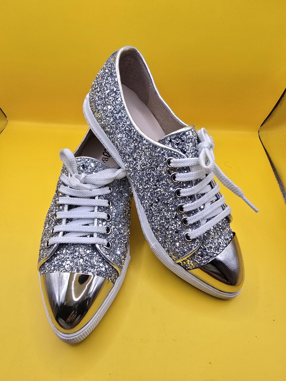 베카치노(Beccaccino) 글리터 스니커즈 225