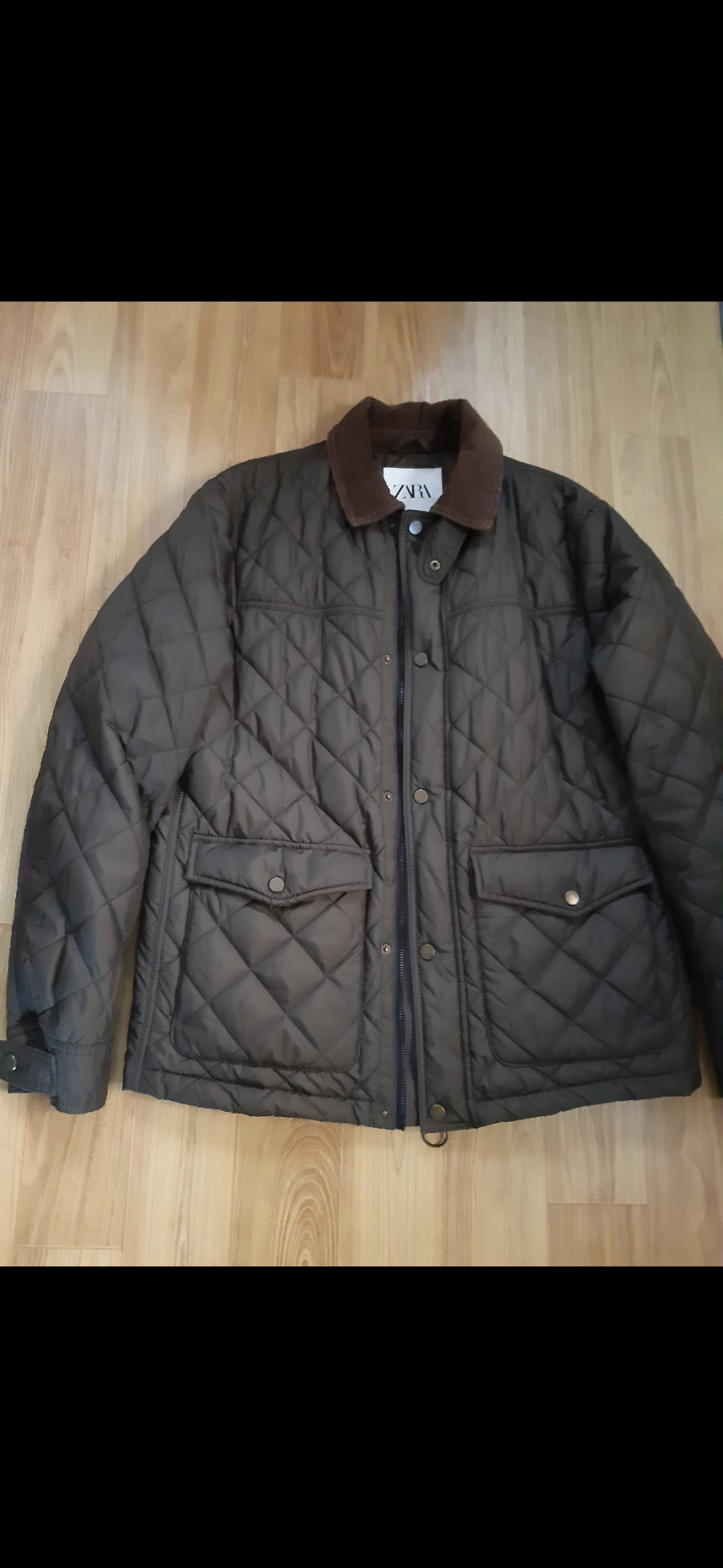 자라 퀄팅 자켓 경량패딩 매장정품
