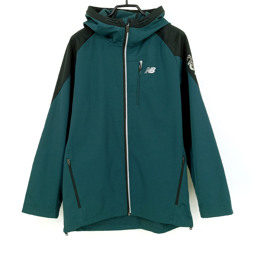 뉴발란스 여성 추동 약기모 후드집업자켓 그린100 (HU43449)