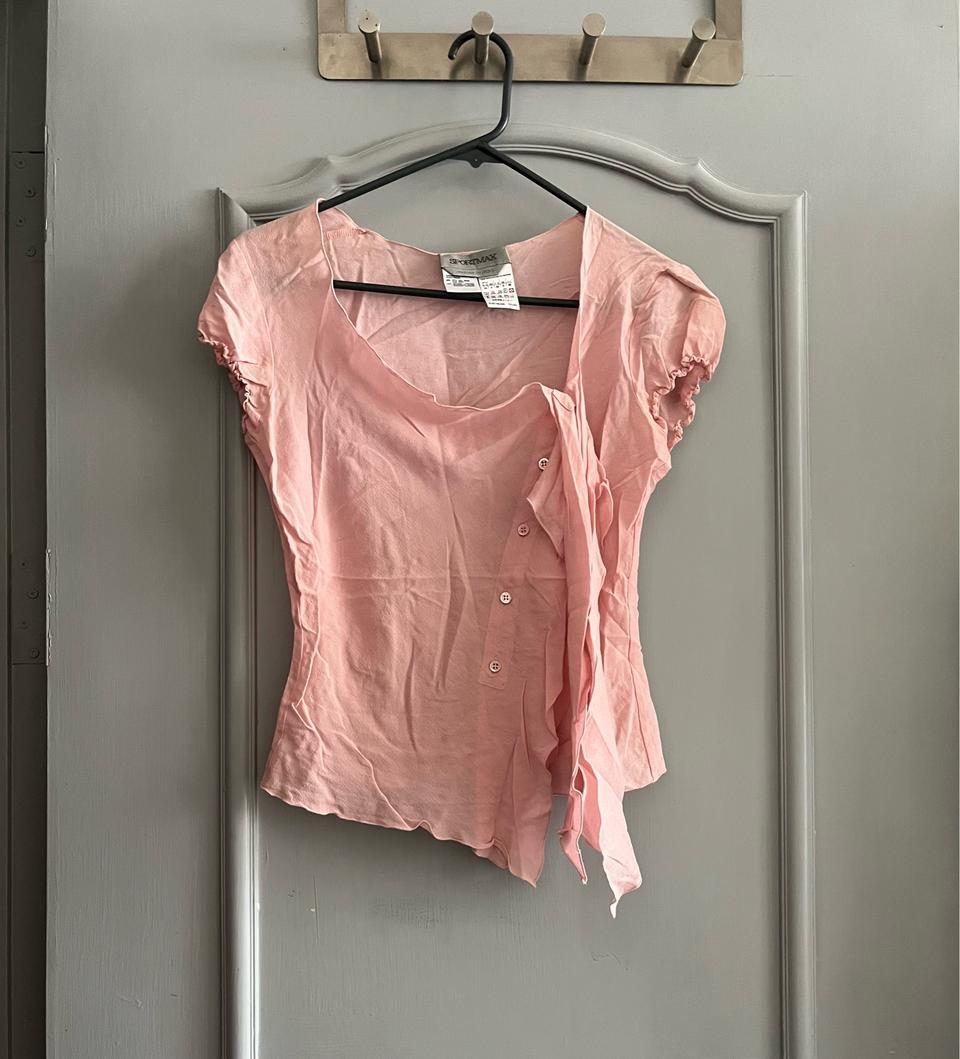 스포트막스 실크 블라우스 38사이즈