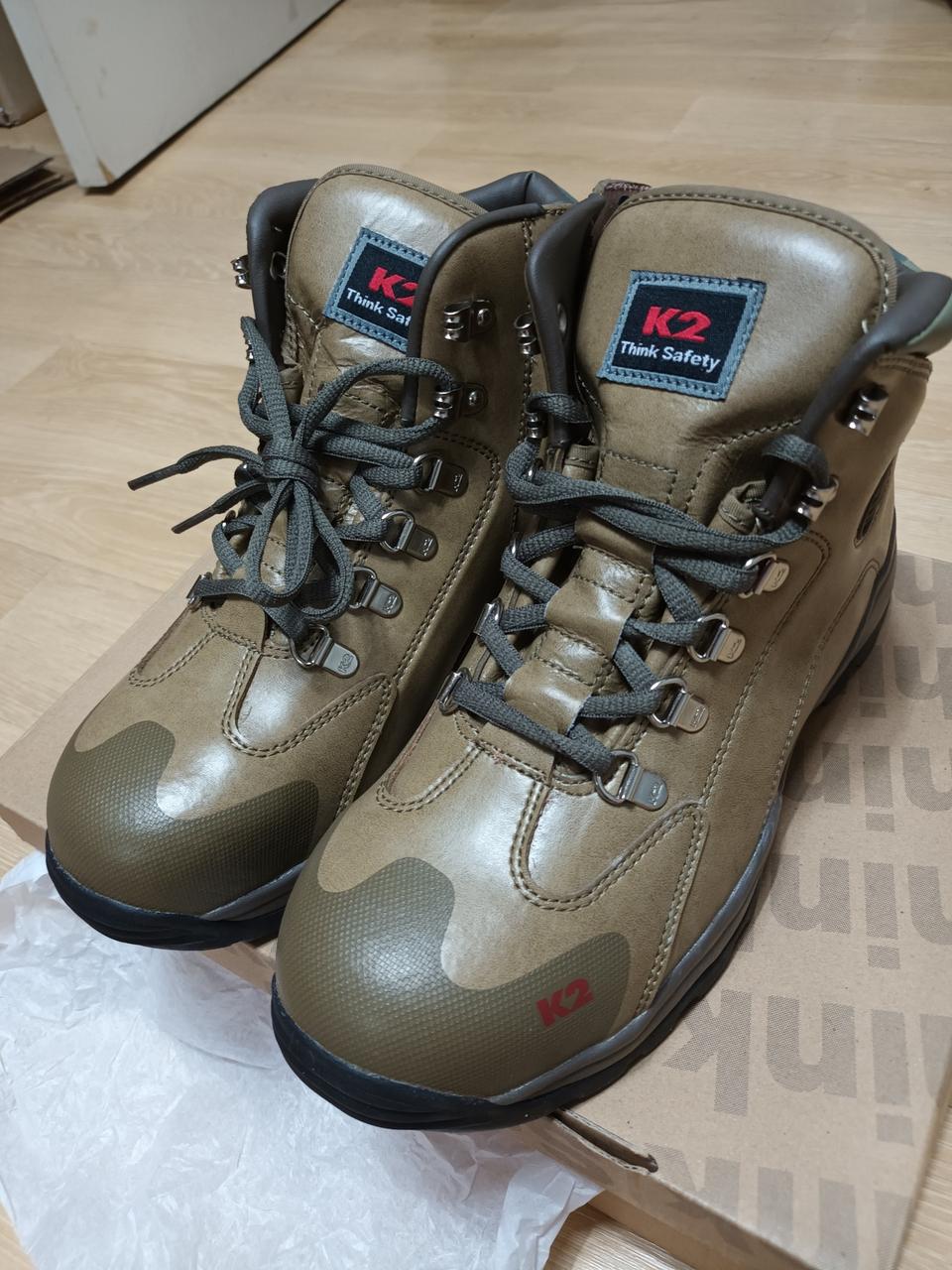 (중고)k2-36안전화 260 지퍼 1회실착 거의새것