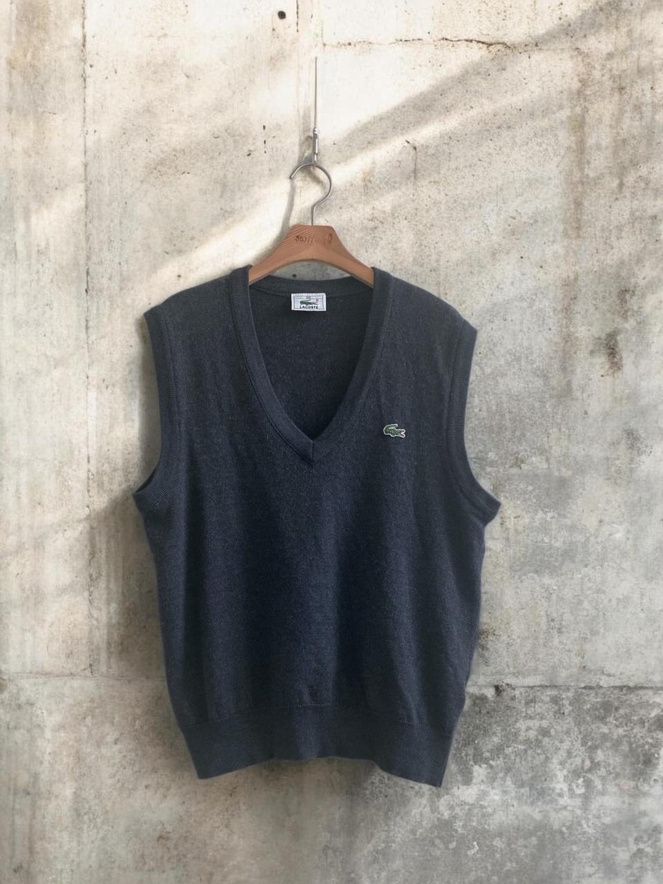 라코스테 니트 조끼