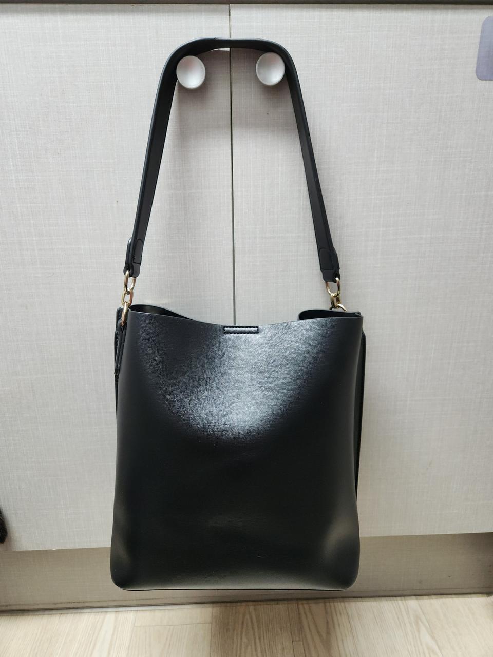 블랙 버킷백 숄더백