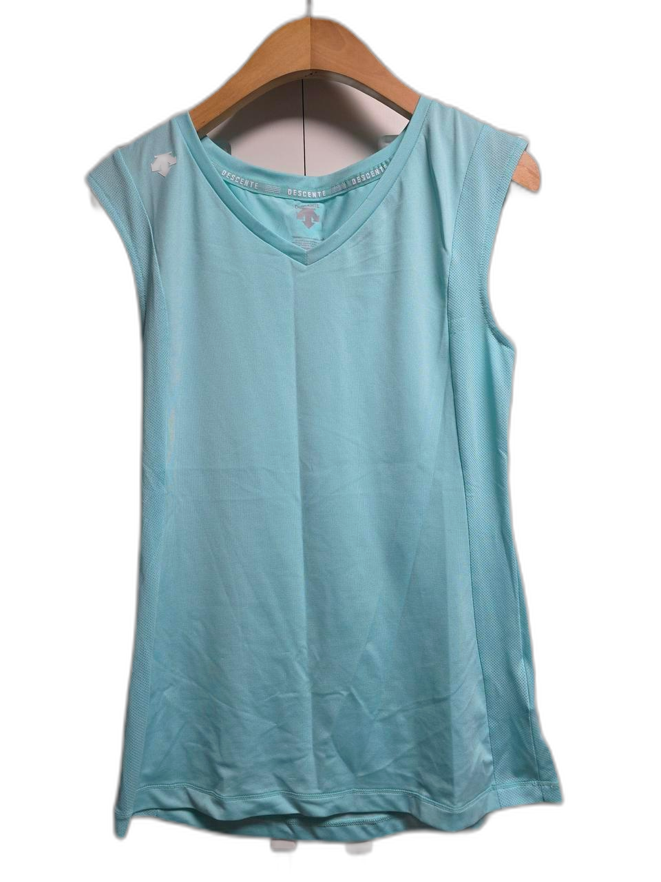 [데상트] 여성 그라운드 베이직 슬리브리스 티셔츠 (민소매)