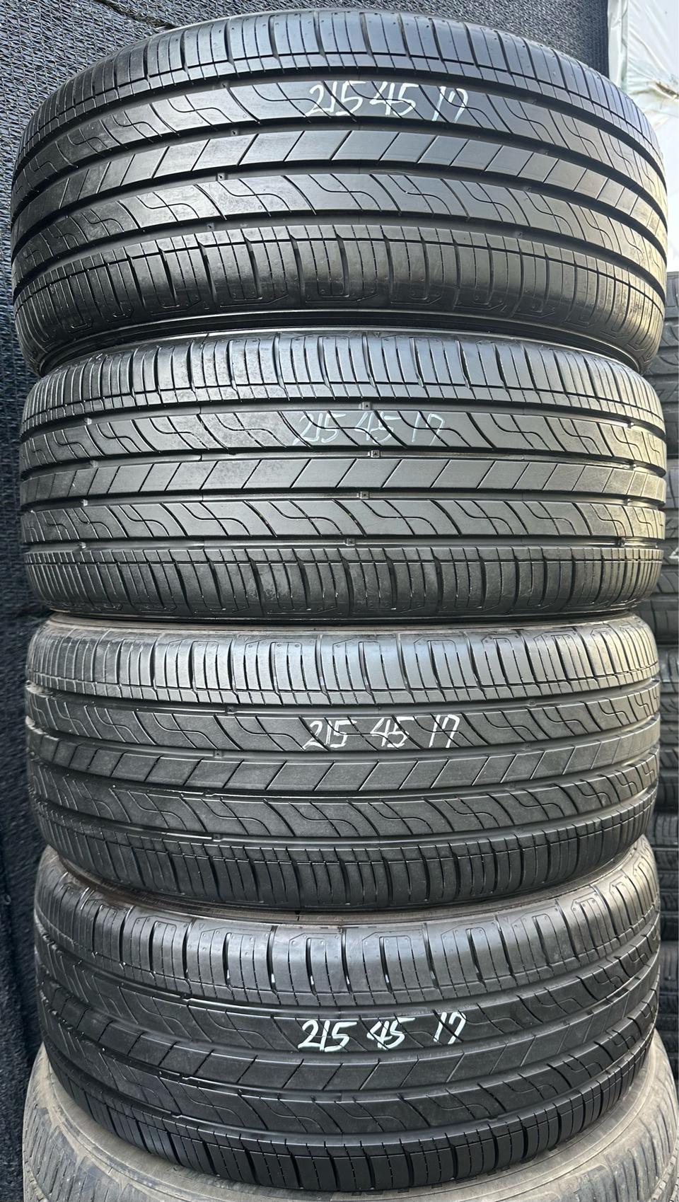 215 45 17금호중고타이어한대분2154517