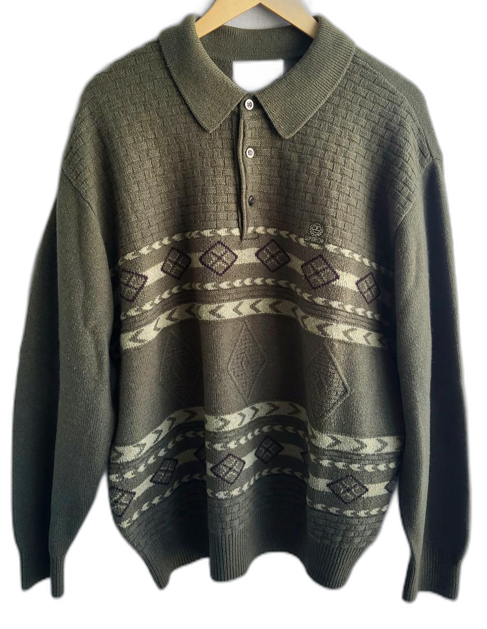 슈페리어 니트 카라티 110 남성용 클래식 캐주얼