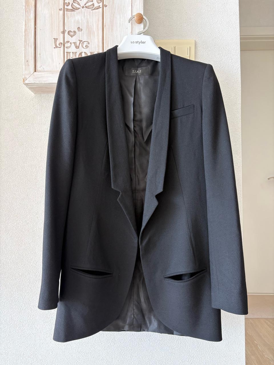TIME 블랙 여성 자켓