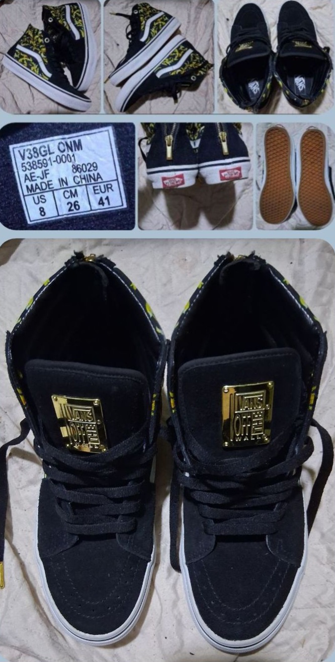 반스 금장지퍼 ONM 255(260) 택비포함