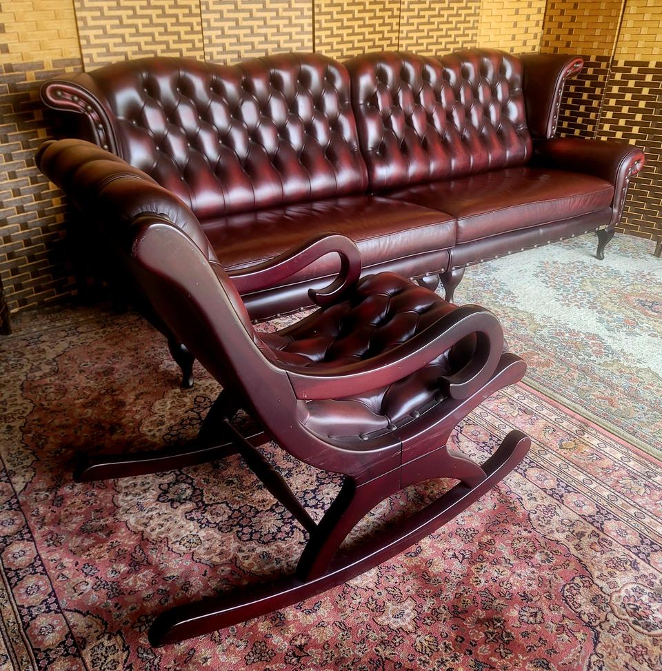*소파맨*체스터필드디자인*엔틱소파*흔들체어