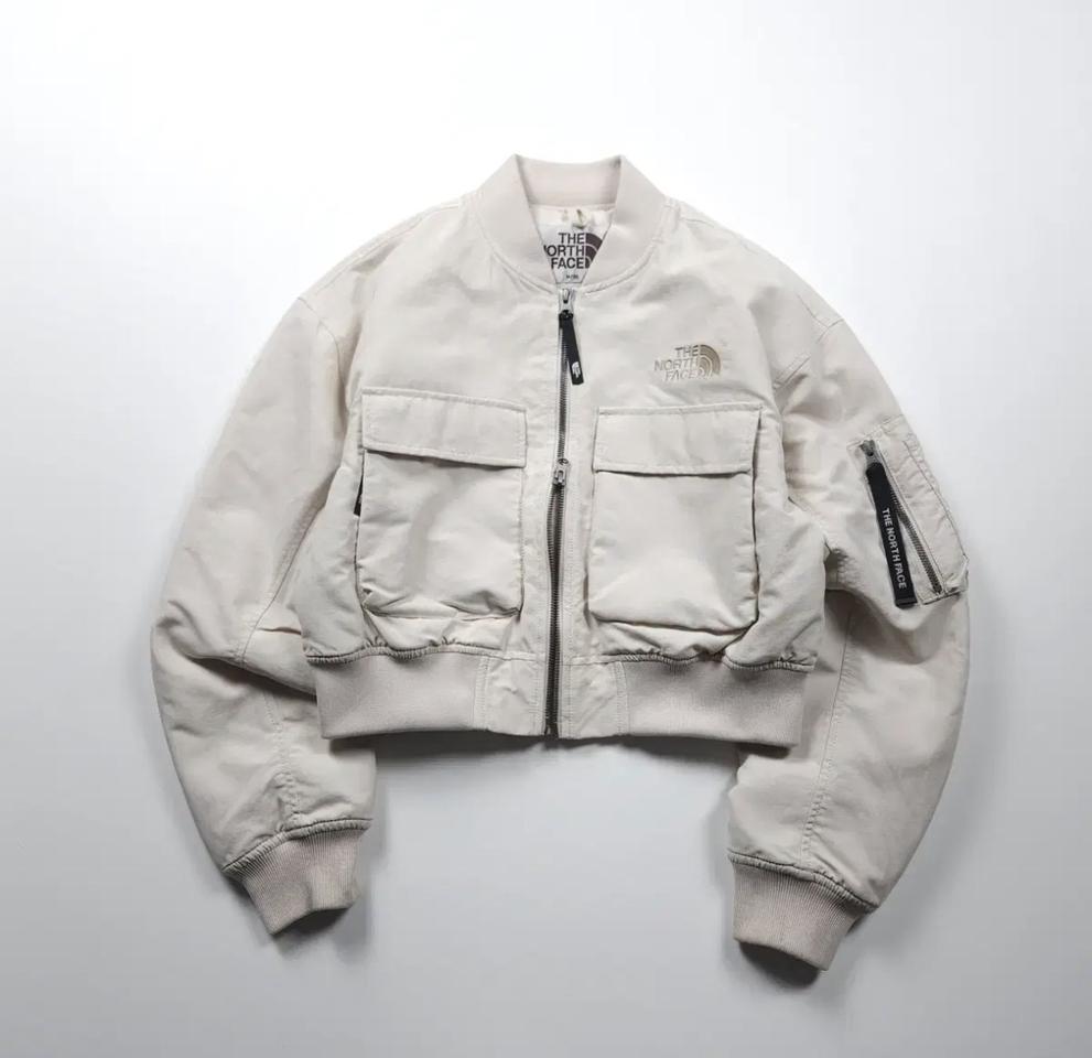 노스페이스 화이트라벨 닐턴 히트 크롭 봄버 자켓 (85)