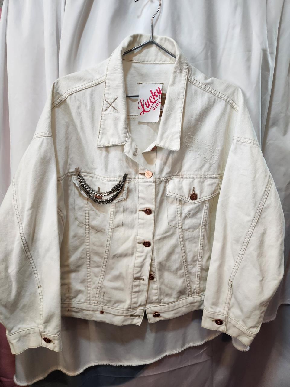 F)럭키슈에뜨 데님 자켓