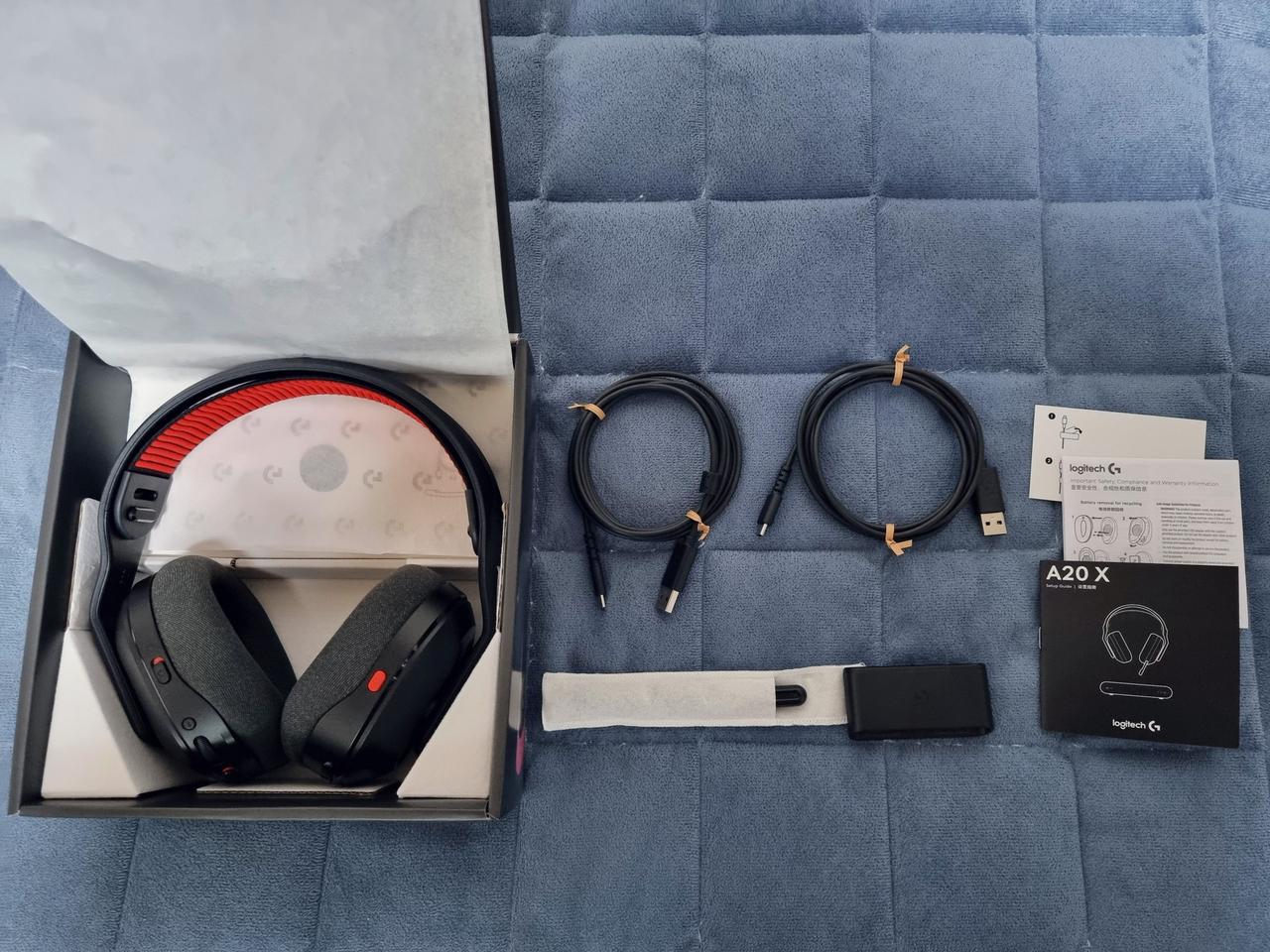 로지텍 A20X 아스트로 무선 게이밍 헤드셋 풀박스(G522 상위 모델)