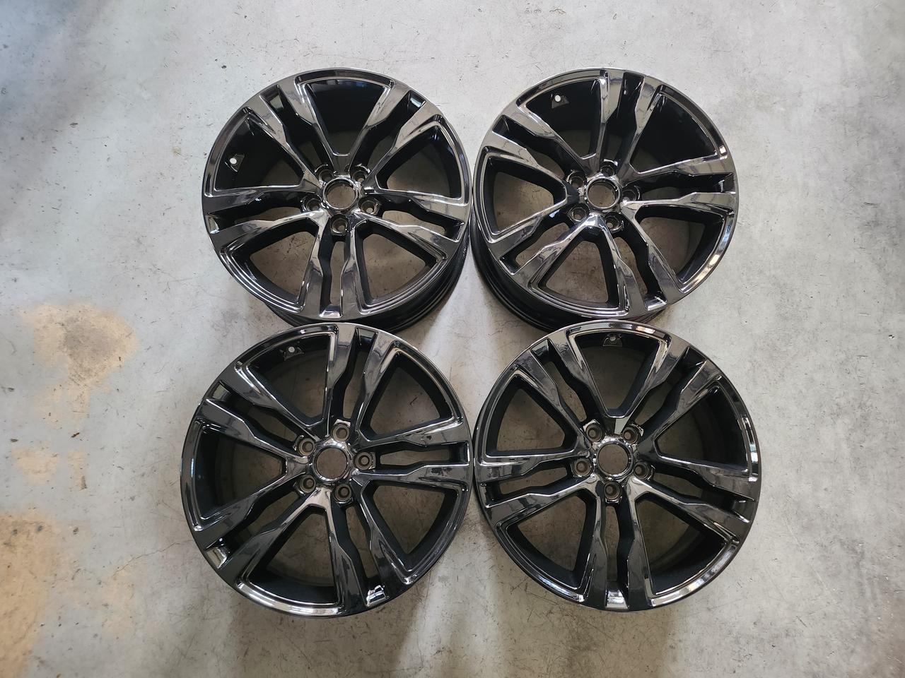 맥스크루즈 19인치 파이니스트 블랙휠 순정휠 중고휠