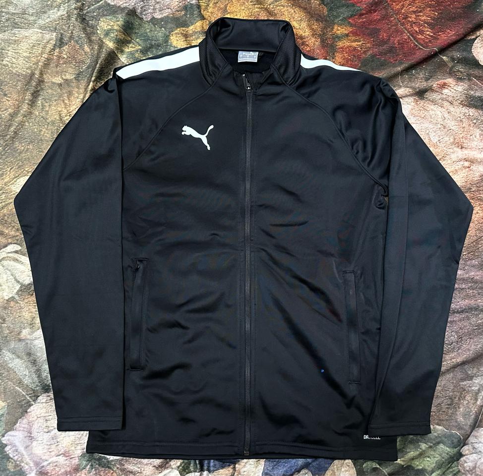 푸마 빈티지 화이트 사이드라인 블랙트랙탑져지 M 아디다스져지 트랙탑