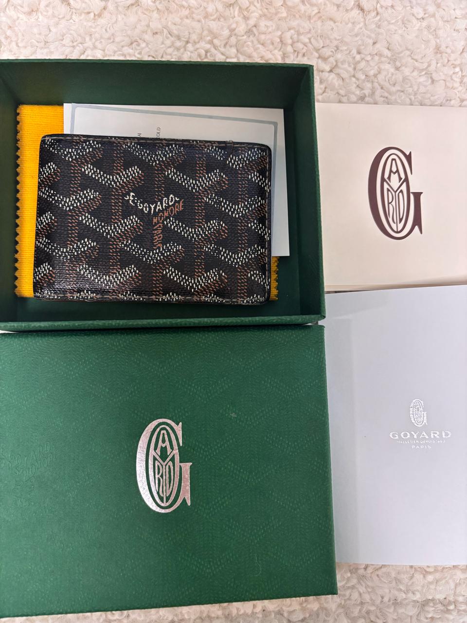 [풀구성/정품] 고야드 인서트 카드지갑 블랙 탄