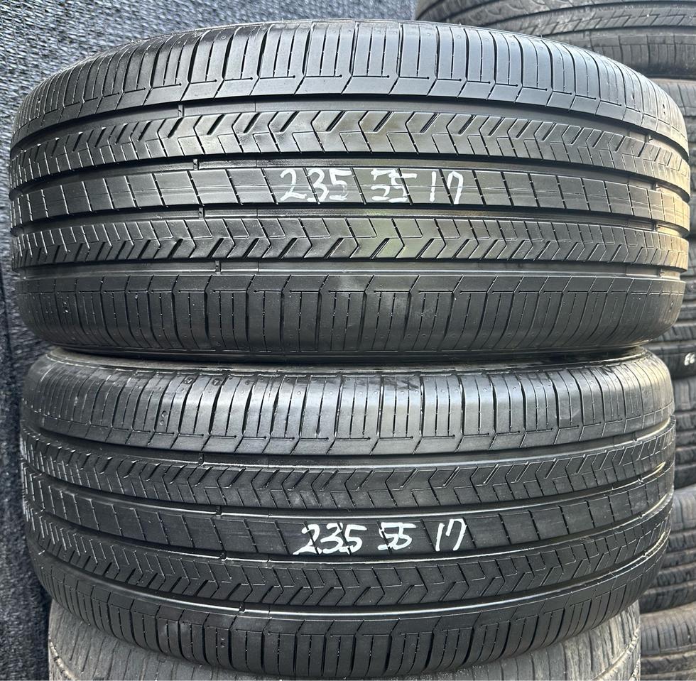 235 55 17한국중고타이어2개2355517