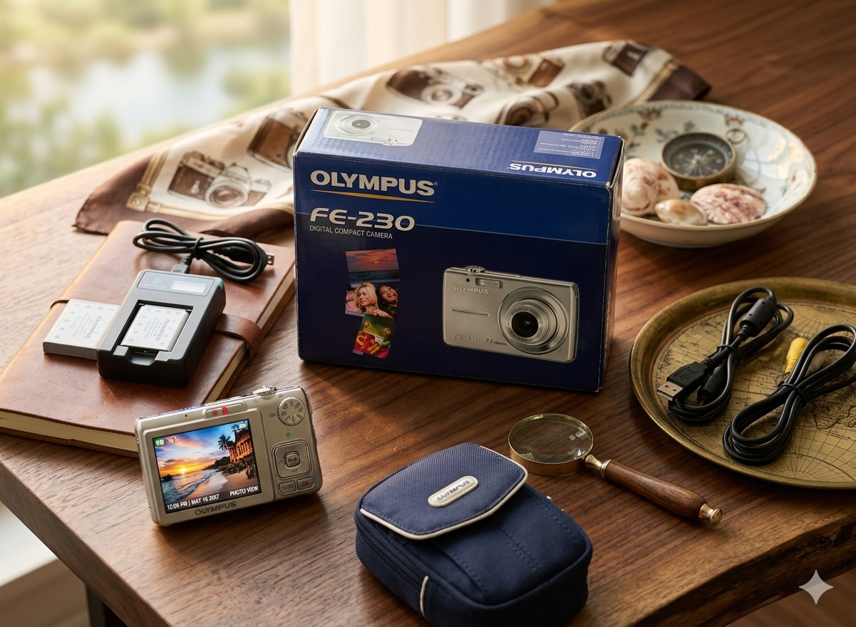 올림푸스 FE-230 디지털 카메라 풀박스 판매합니다