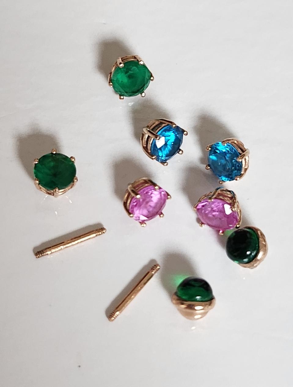 14k 컬러 피어싱