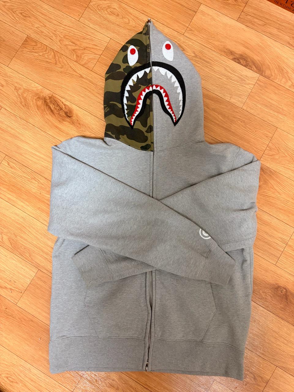 베이프 샤크 후드집업 , 바지