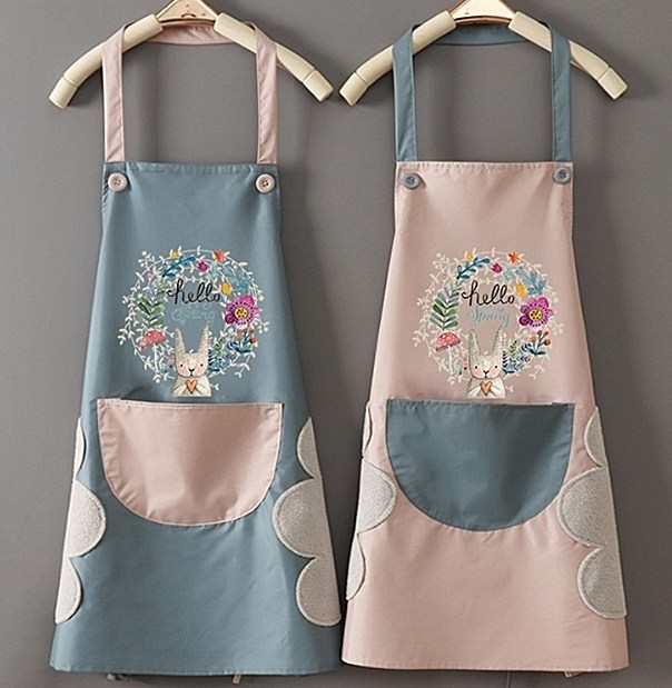 예쁜 주방 방수앞치마  (새상품)