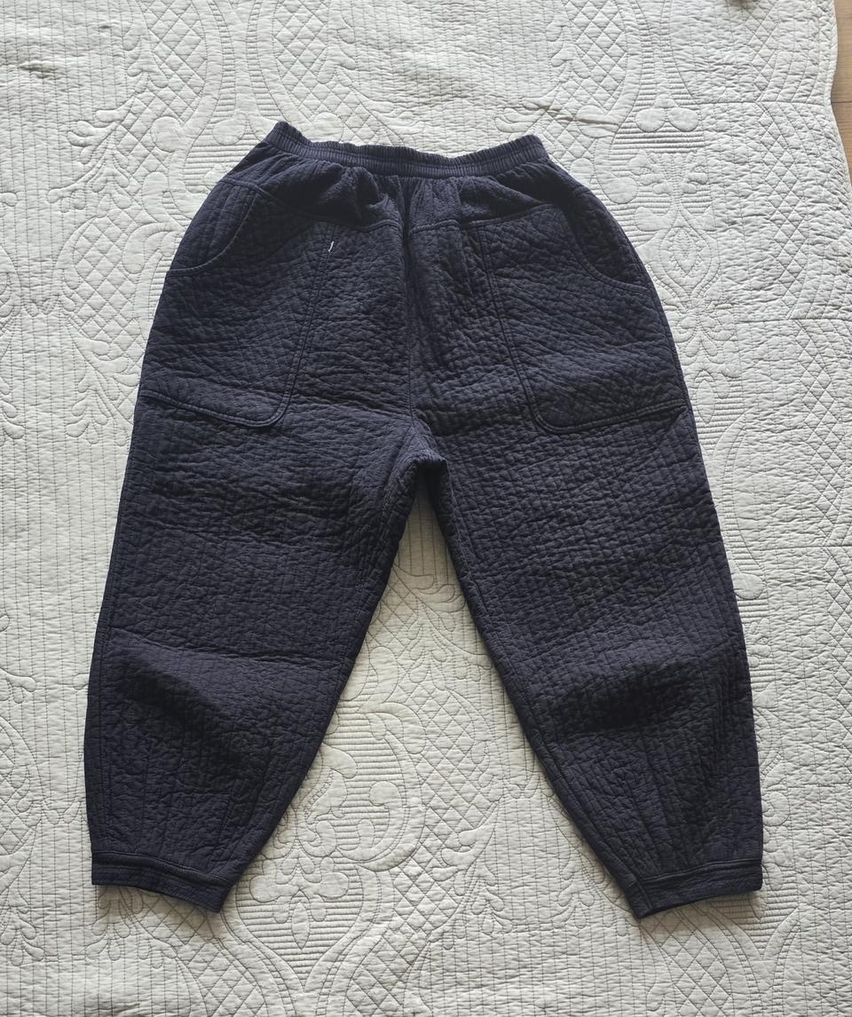 88~99/XXL/솜누빔 생활한복형 밴딩 면바지