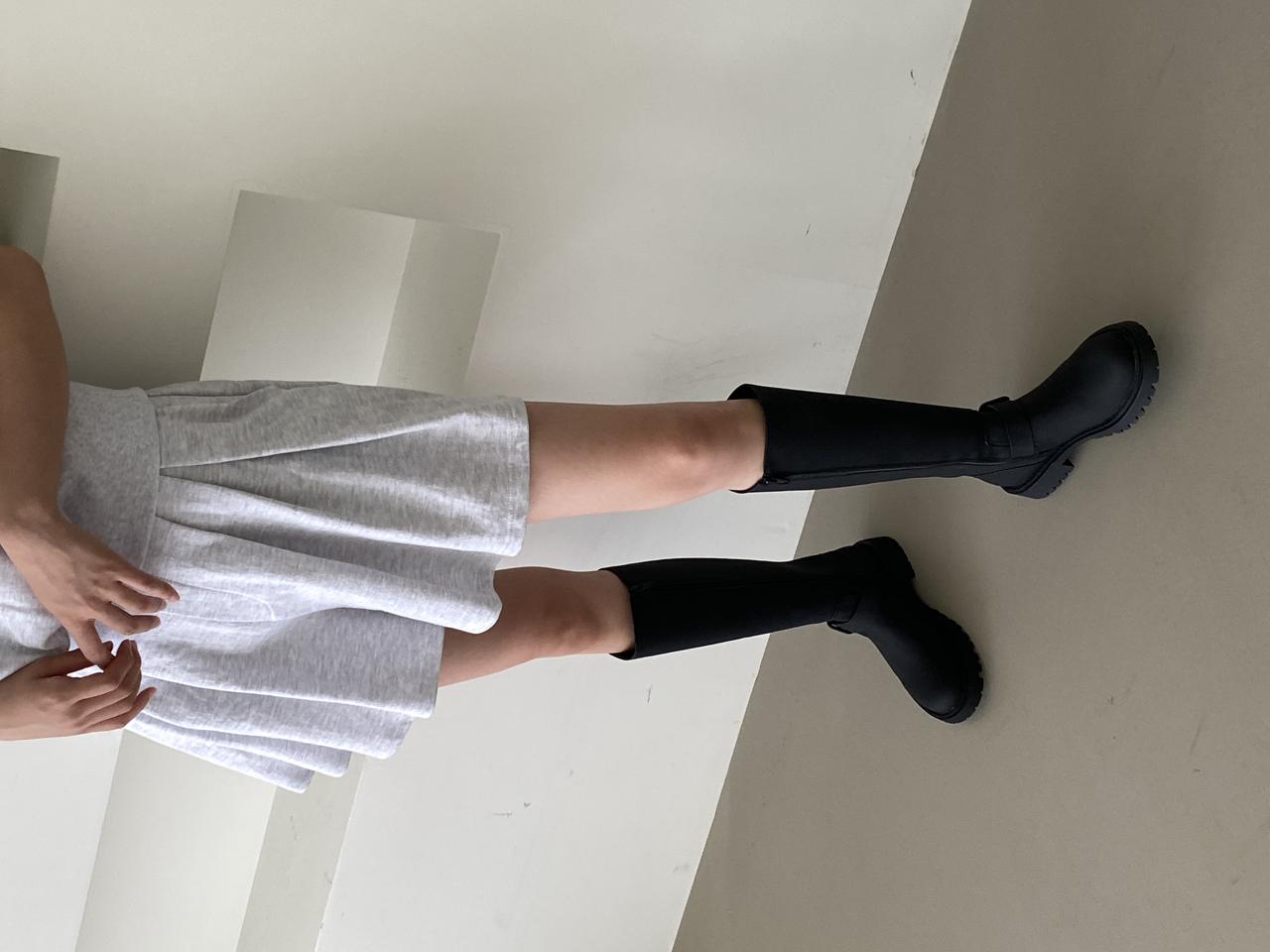 #세일 9370 둥근코 무광 3.5cm 사계절 롱부츠 2칼라