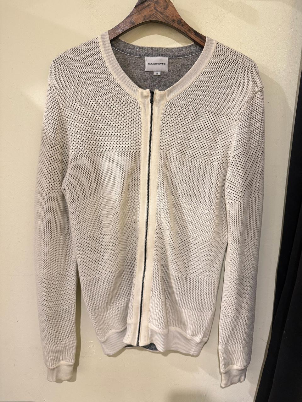 솔리드옴므 우영미 집업 가디건