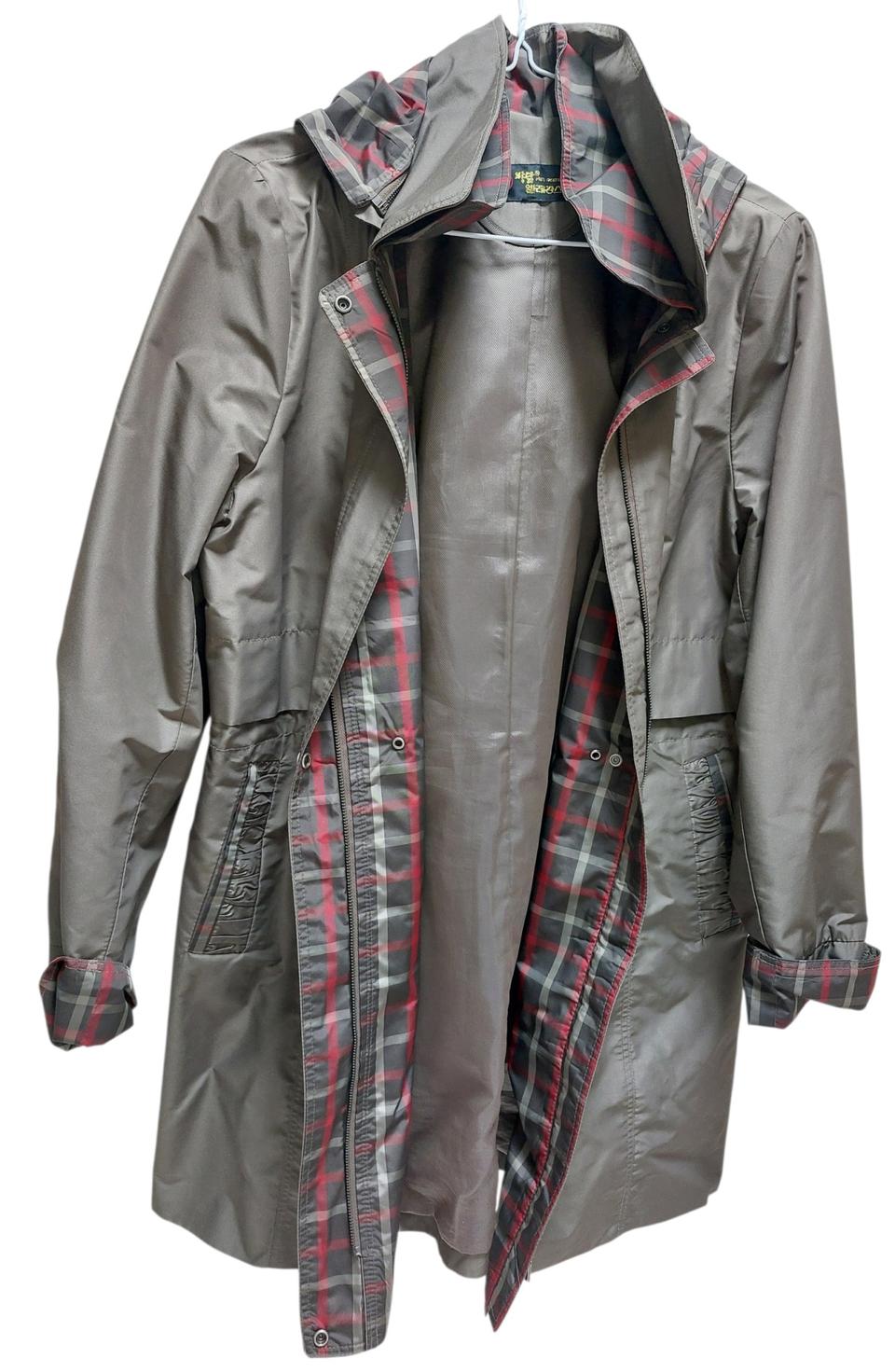 엘레강스 체크포인트 외투