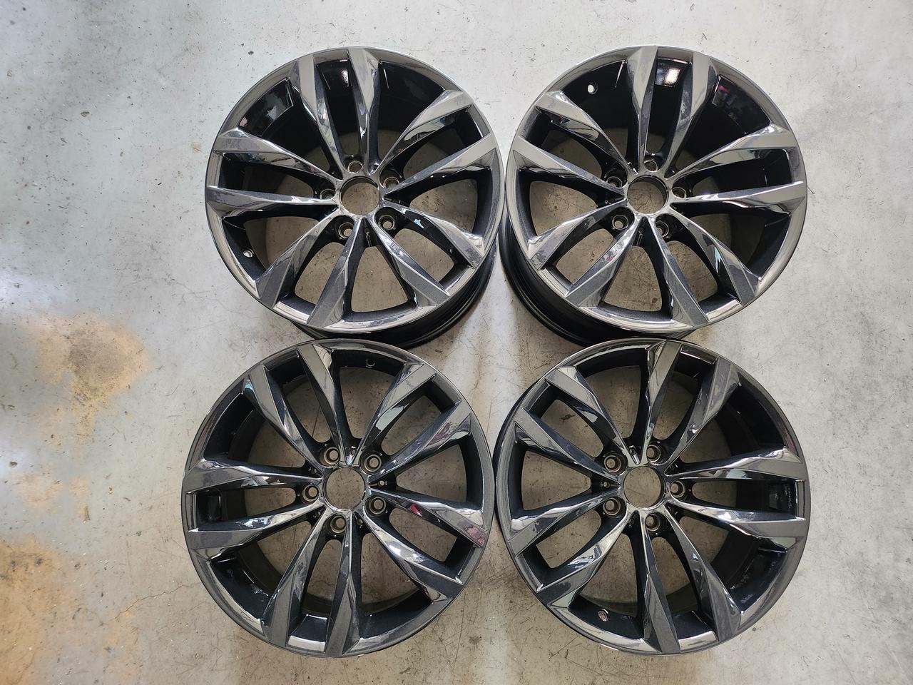 BMW 520D 18인치 에어로다이나믹 순정휠 블랙휠 팝니다